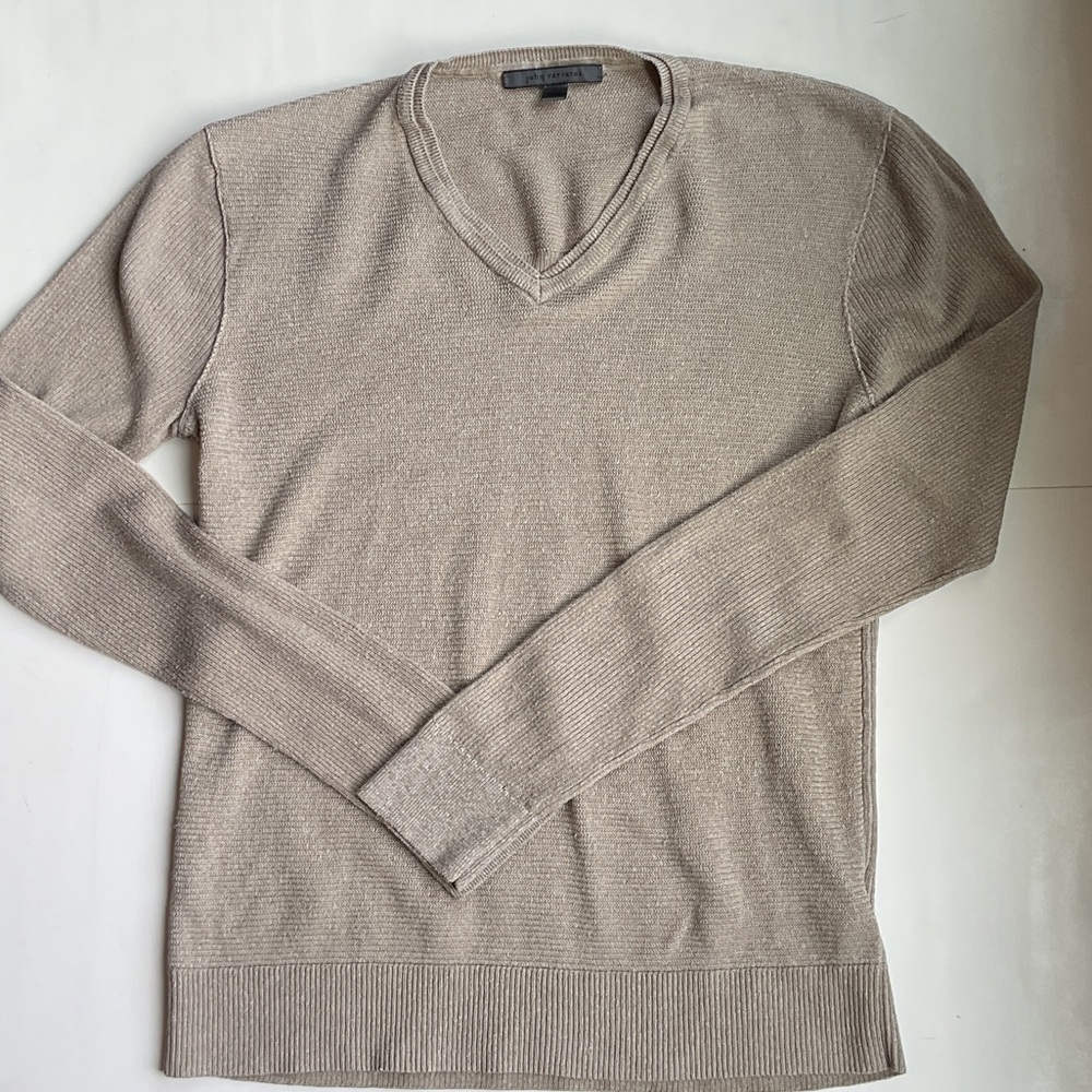 ⭐️John Varvatos Linen Blend V-Neck Sweater